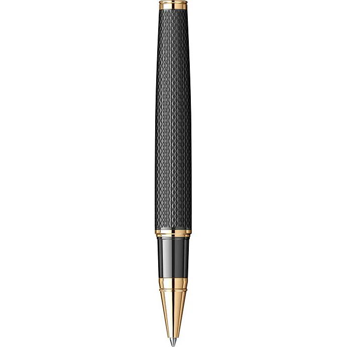 Bolígrafo roller 390 negro mate y dorado 4