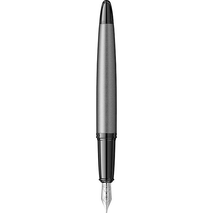Juego de pluma estilográfica y bolígrafo Knight 88, plumín M, gris mate. 4