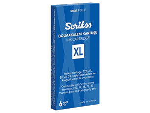 Juego de 6 Cartuchos XL para estilográfica universal