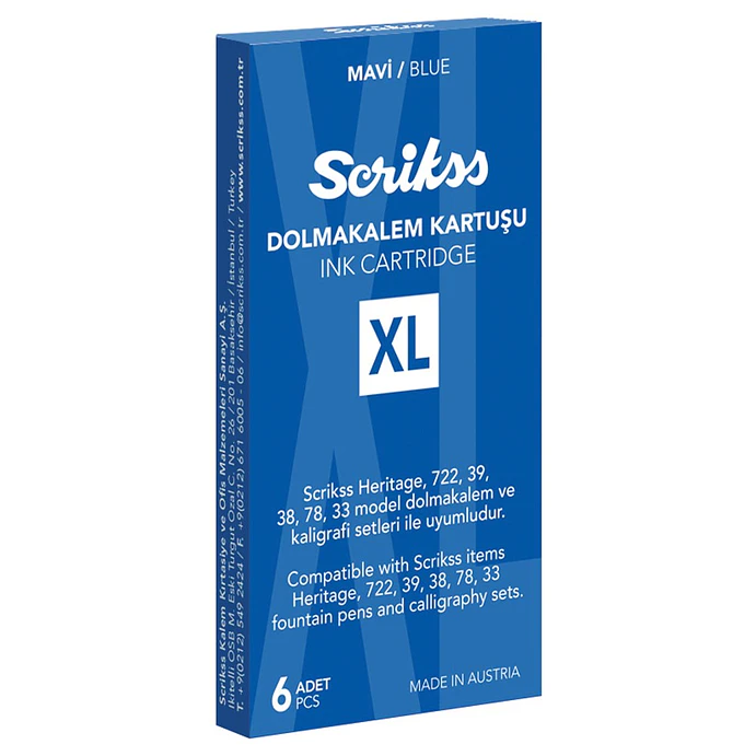 Juego de 6 Cartuchos XL para estilográfica universal 1