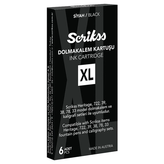 Juego de 6 Cartuchos XL para estilográfica universal 2