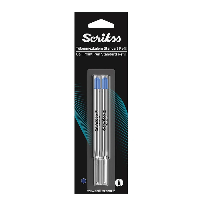Recambio de bolígrafo estándar G2 azul, 2 unidades 1