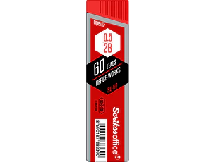 Minas 0.5 ó 0.7 mm / 2B o HB (Opciones) 60 minas