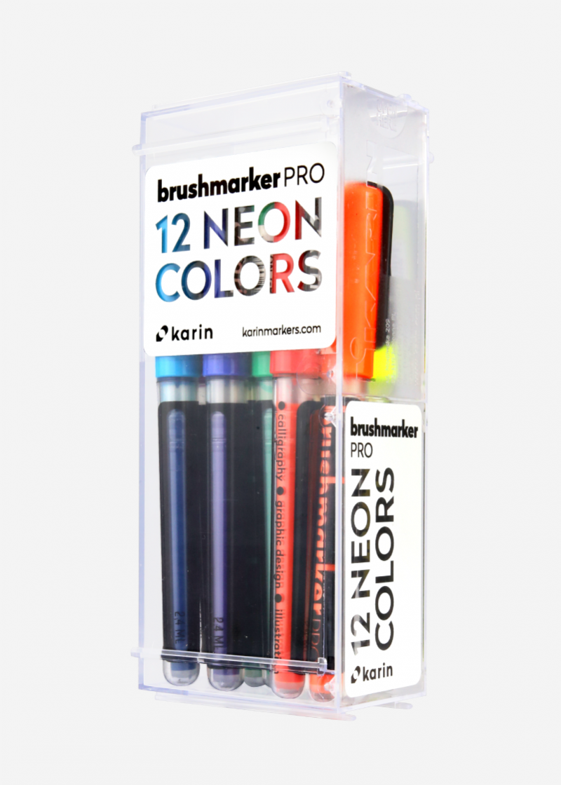 BrushmarkerPRO | 12 NEON Colors Set