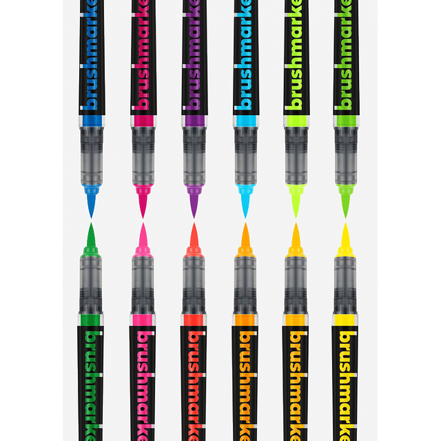 BrushmarkerPRO | 12 NEON Colors Set 