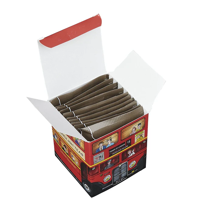 Great British Red Bus London Caja de 10 bolsitas de té 2