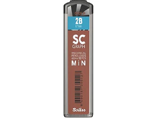 Minas para portaminas - 2B, 0,7 mm, 12 unidades