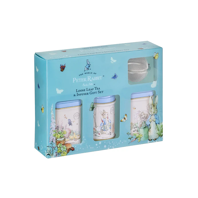 Beatrix Potter Set de regalo de mini latas de té e infusor 1