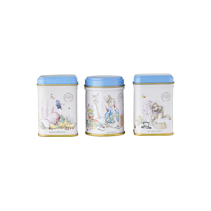 Beatrix Potter Set de regalo de mini latas de té e infusor 3