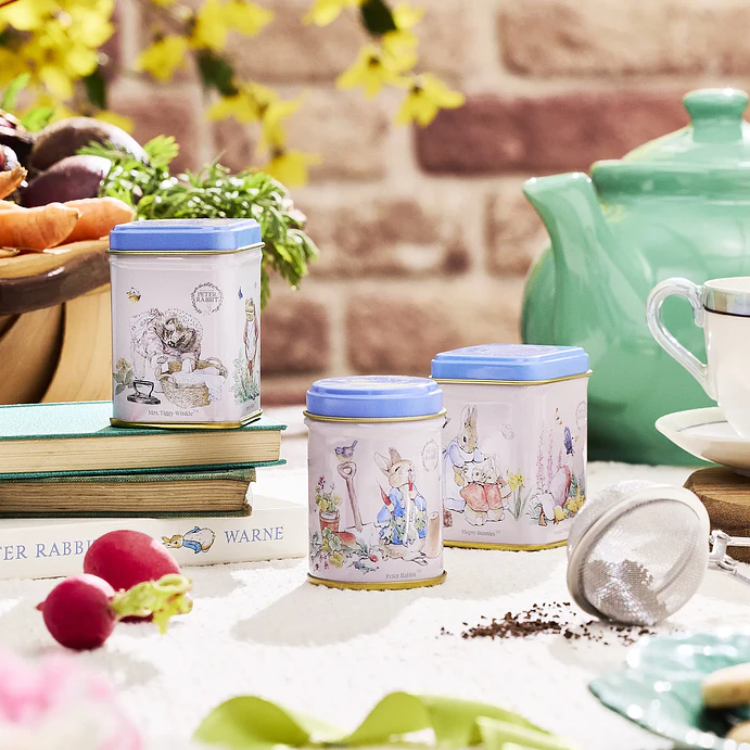 Beatrix Potter Set de regalo de mini latas de té e infusor 5