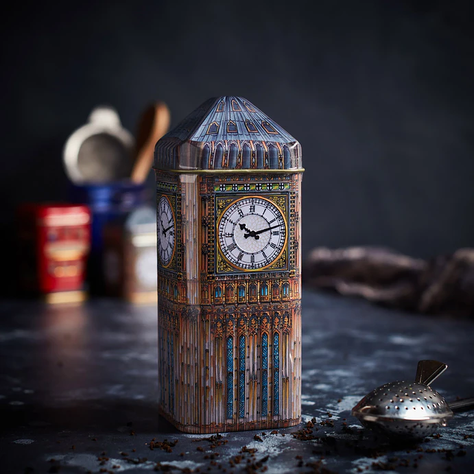 Lugares de interés de Inglaterra 14 bolsitas de té en lata 1