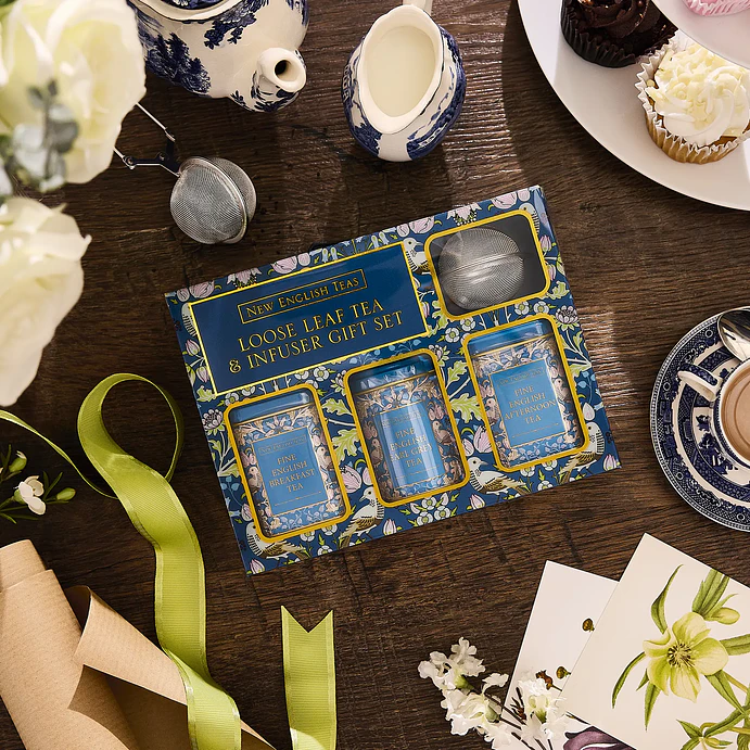 Set de regalo de mini lata de té e infusor 1