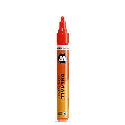218 neon orange fluor  - 4 mm