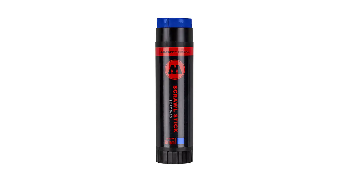 Scrawl Stick Soft Wax Blue