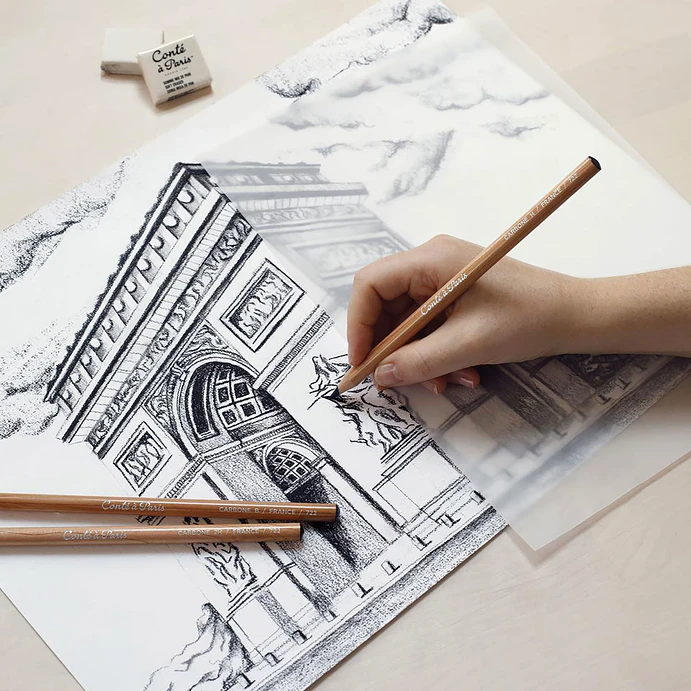 Lápiz de dibujo Conté à Paris - Carbón 7