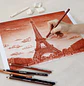 Lápices pastel Conté à Paris - Juego de 6 colores. Sanguine - thumbnail 3