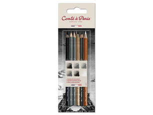 Lápices pastel Conté à Paris - Juego de 6 colores. 