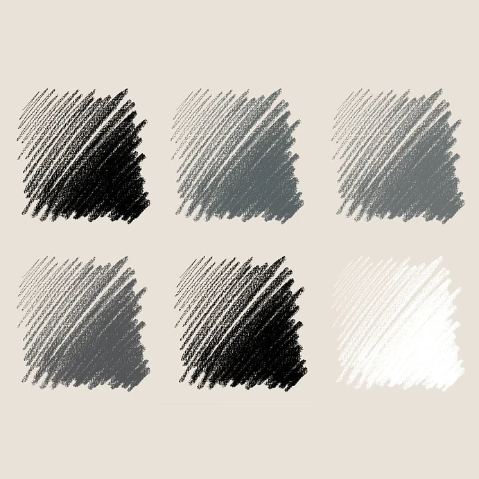 Lápices pastel Conté à Paris - Juego de 6 colores. 