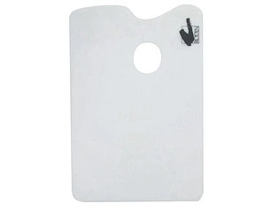 Paleta Acrílica Transparente Rectangular ATL 30 x 20 cm