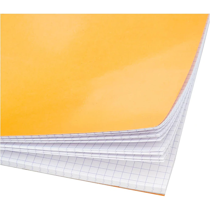 Libreta N°38 - Bloc de cuadros 5x5 grapado Rhodia, negro, A3+ Naranjo 3