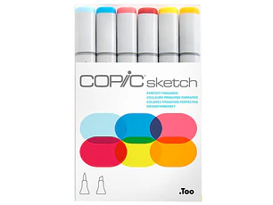 Copic Sketch Set de 6 - Perfect Primaries