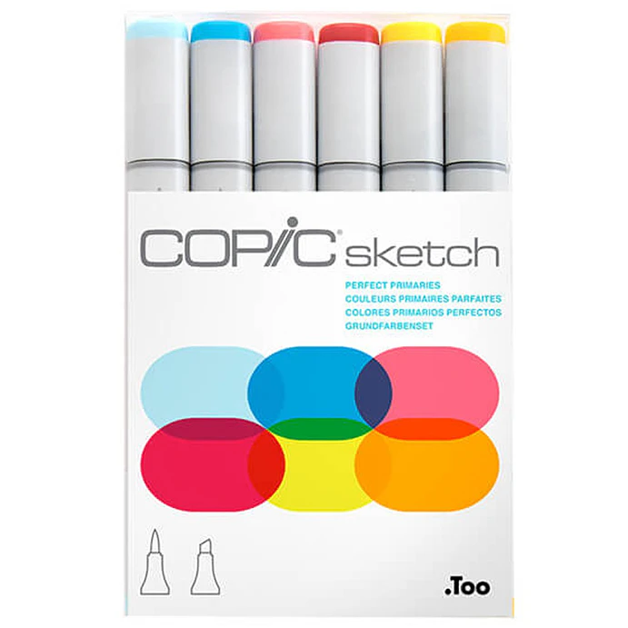 Copic Sketch Set de 6 - Perfect Primaries 1
