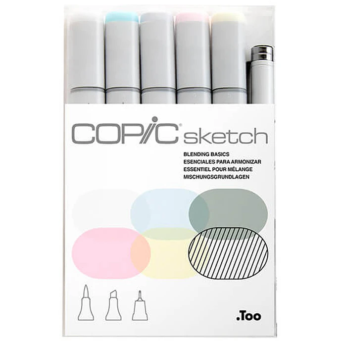 Copic Sketch Set de 6 - Blending Basics 1
