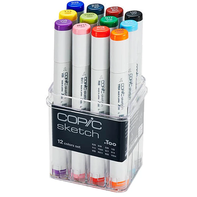 Copic Sketch Set de 12 Colores 1