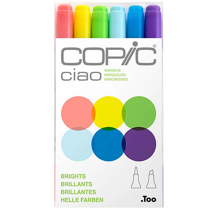 Copic Ciao Set de 6 - Brights 1