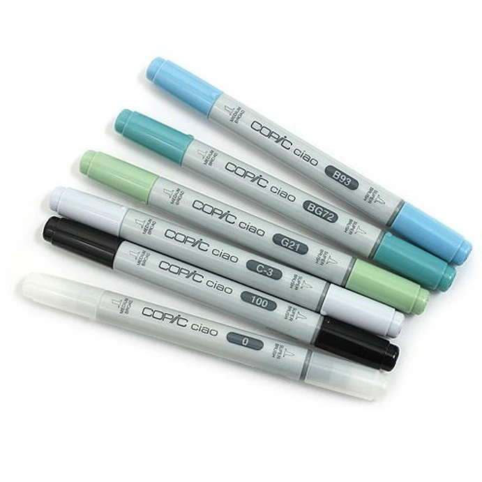 COPIC Ciao 6 color set Sea 2