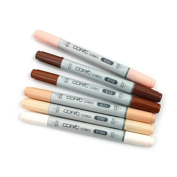 Copic Ciao Markers Set de 6 - Colores Piel 2