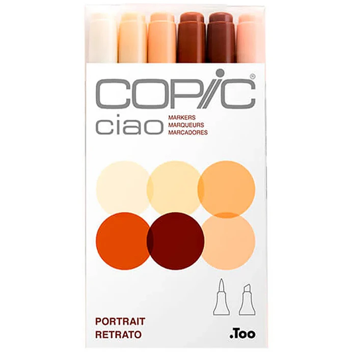 Copic Ciao Markers Set de 6 - Colores Piel 1