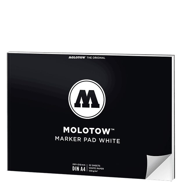 Molotow Marker Pad A4 Apaisado (29,7 x 21 cm)