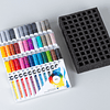 Full Set 36 marcadores Aqua Color Brush + Organizador