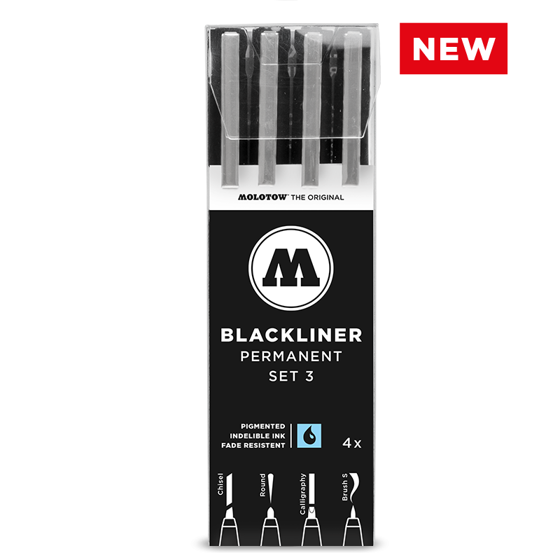 Tiralíneas Blackliner Set 3