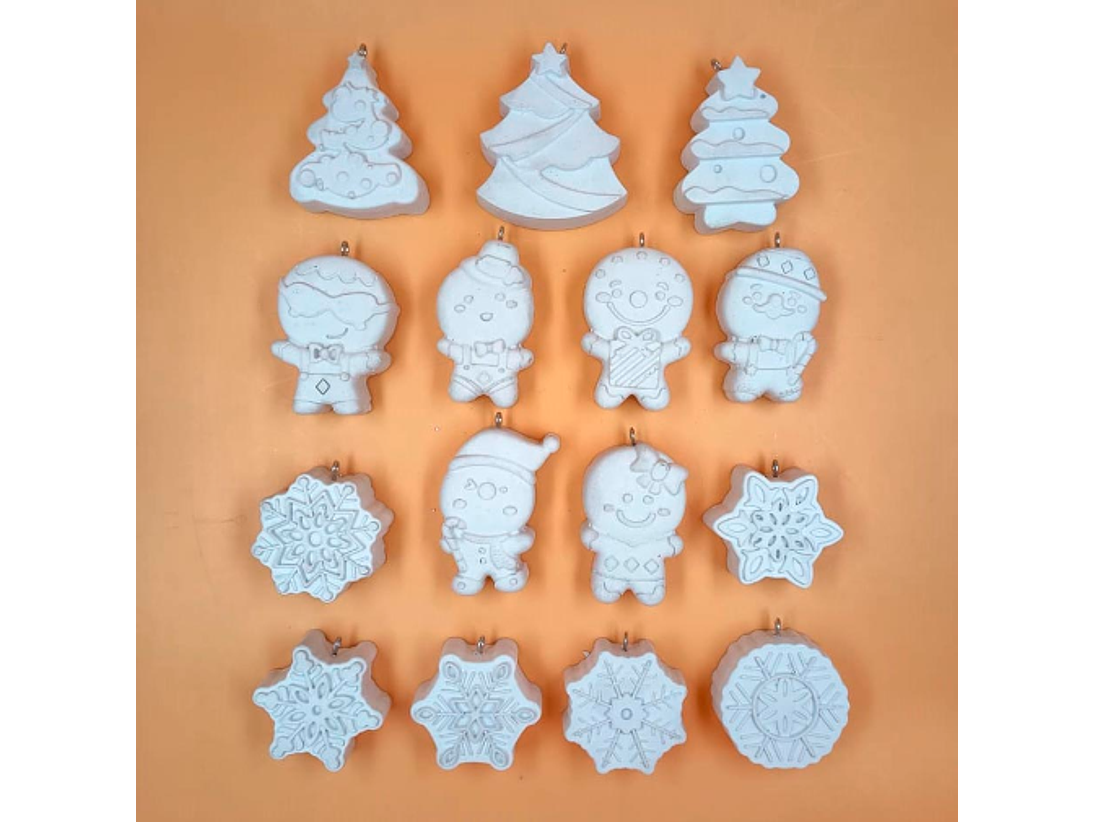 15 Adornos para Árbol de Navidad + PINTURA 7