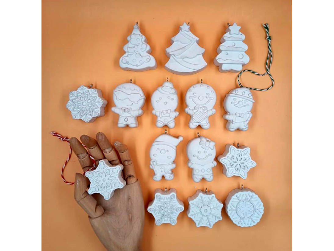 15 Adornos para Árbol de Navidad + PINTURA 4