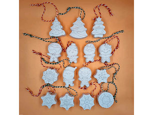 15 Adornos para Árbol de Navidad + PINTURA