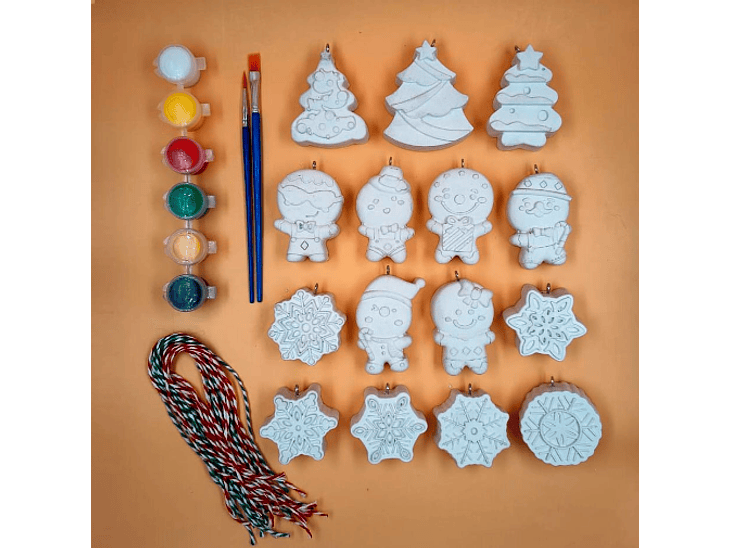 15 Adornos para Árbol de Navidad + PINTURA 1