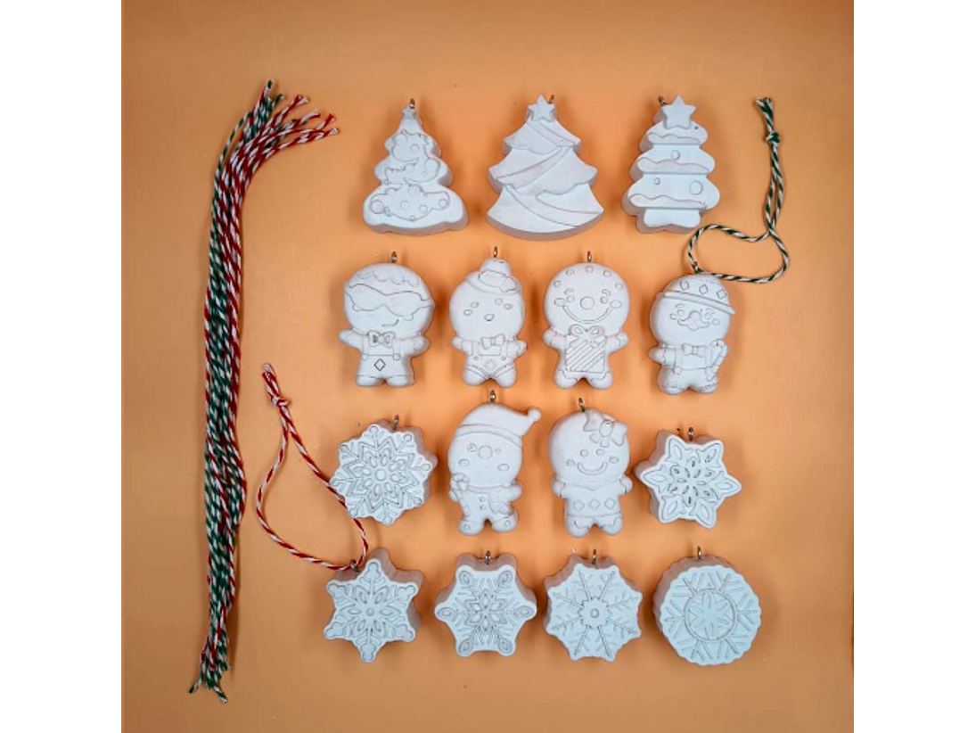 15 Adornos para Árbol de Navidad + PINTURA 6