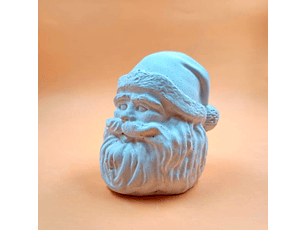 Cabeza Viejito Pascuero de Yeso