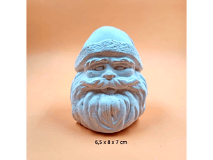 Cabeza Viejito Pascuero de Yeso