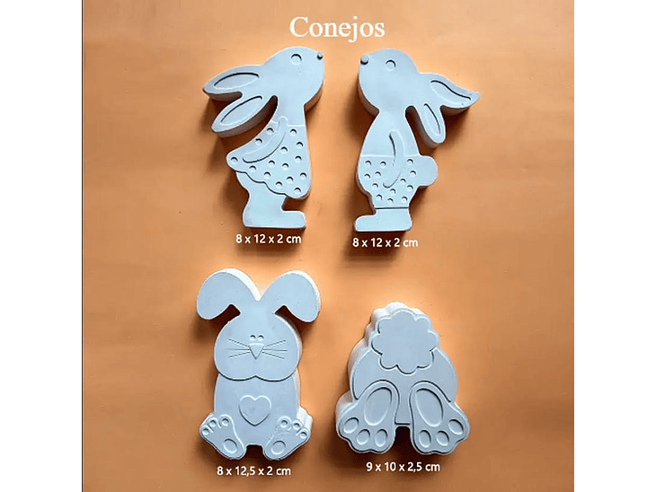 Set 4 Figuras de Pascua  1