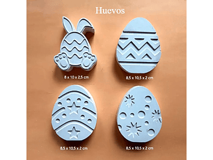 Set 4 Figuras de Pascua 