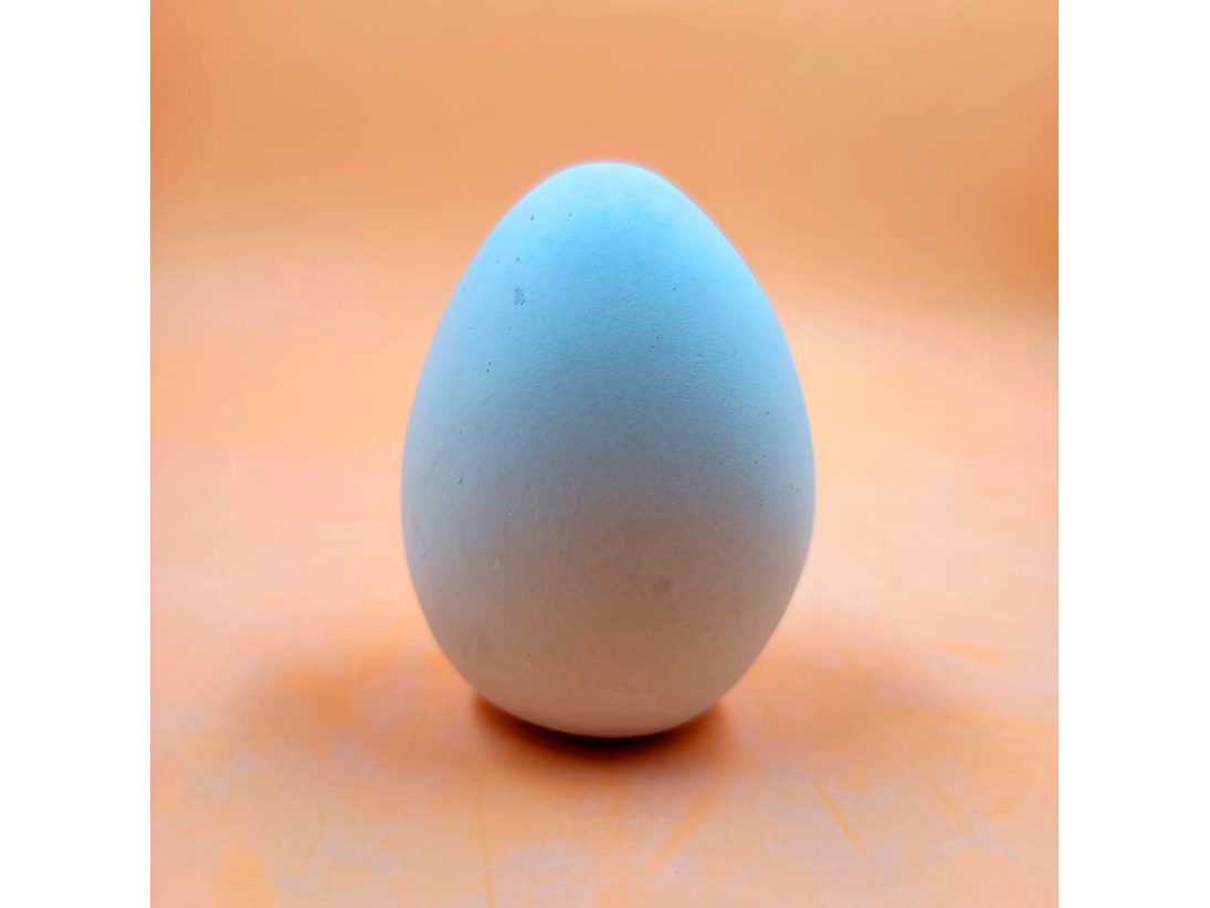 Huevito Solido de Yeso 1