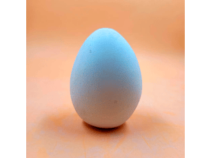 Huevito Solido de Yeso