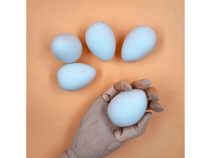 Huevito Solido de Yeso 3