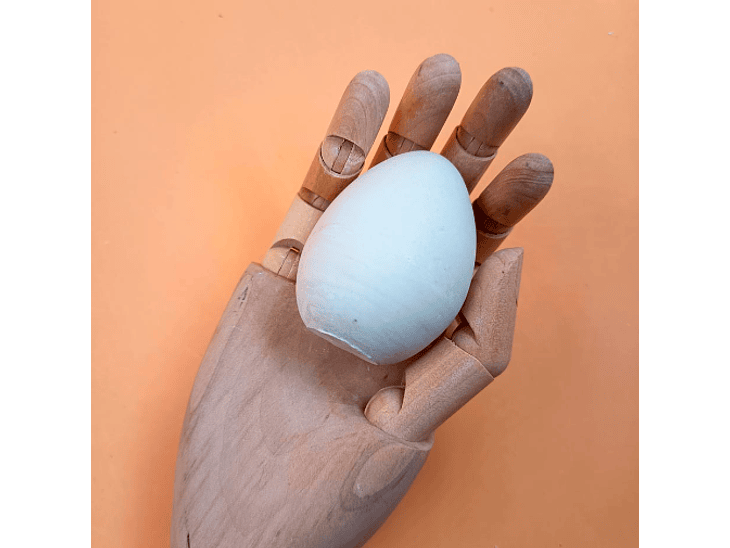 Huevito Solido de Yeso 4