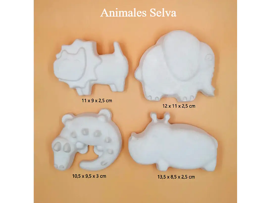 Animales Selva / Set 4 Figuras 1