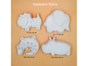 Animales Selva / Set 4 Figuras